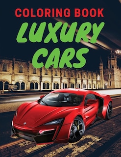 Front cover_Luxury Cars Coloring Book