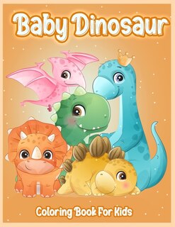 Front cover_Baby Dinosaur Coloring Book
