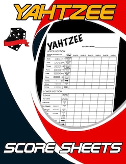 Yahtzee Score Sheets: 100 Pages, Dice Board Game, Yahtzee Score Pads, Yatzee Score Cards, Yahtzee Score Book