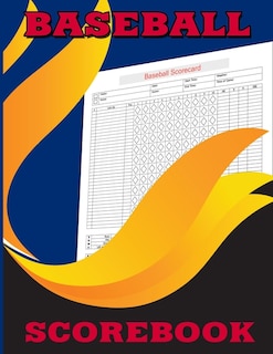 Baseball Scorebook: 100 Baseball Scorecard Sheets, Log A Full Season Plus Playoffs, Dad Gifts, Perfect For Coaches And