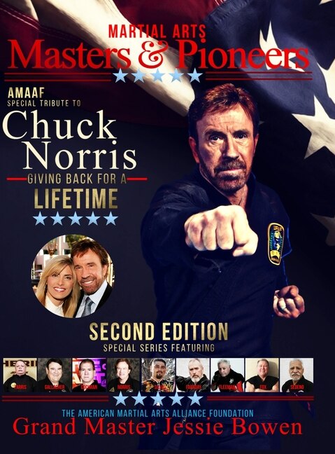 Front cover_Martial Arts Masters & Pioneers Tribute to Chuck Norris