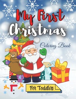 Front cover_My First Christmas Coloring Book for Toddlers