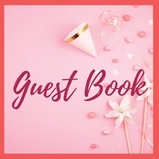 Premium Guest Book - Baby Shower It's A Girl - 80 Premium Color Pages- 8.5 X8.5