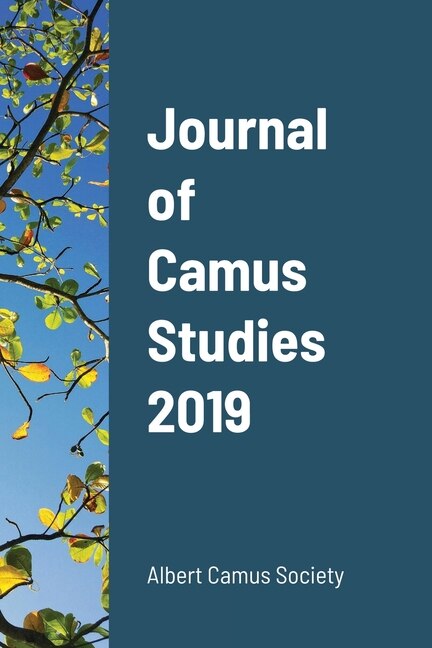 Front cover_Journal of Camus Studies 2019