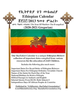 Couverture_Ethiopian Calendar 2013 - Rastafari Groundation Compilation 2020-2021