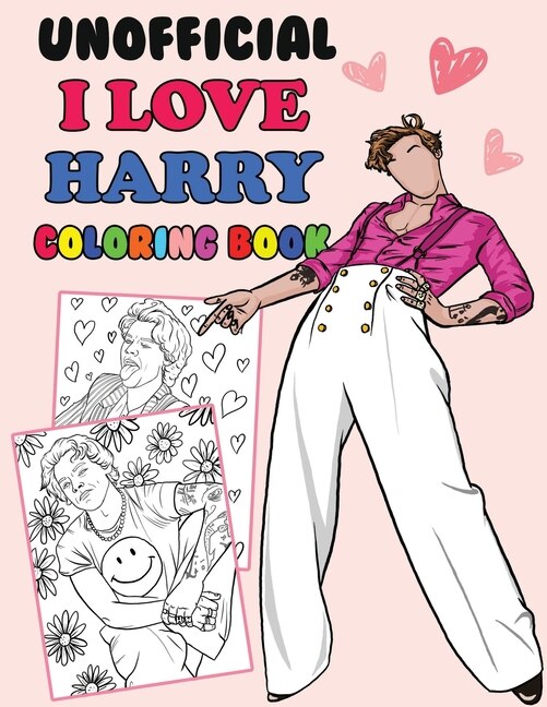 Front cover_Unofficial I Love Harry Coloring Book