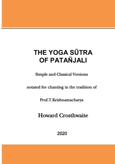 Front cover_The Yoga Sutra of Patanjali
