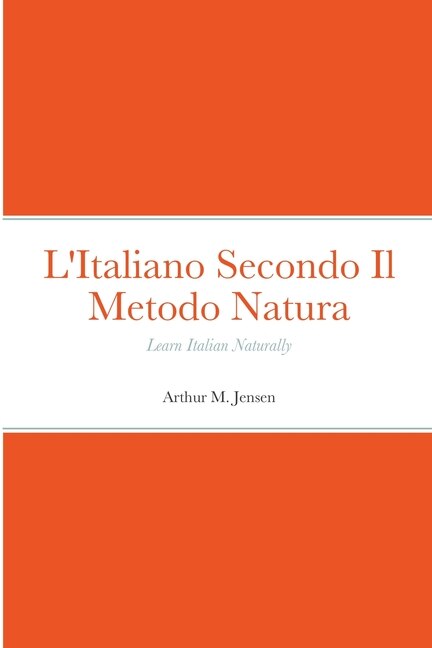 Front cover_L'italiano Secondo Il Metodo Natura