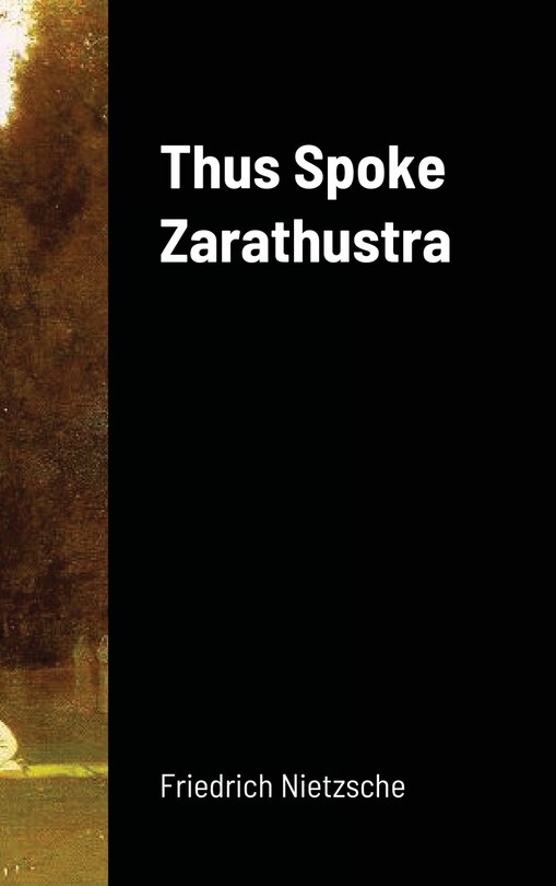 Front cover_Thus Spoke Zarathustra