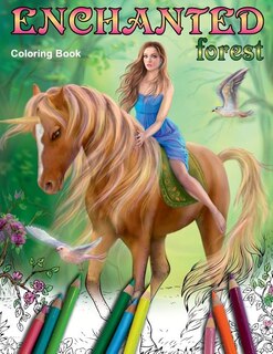 Enchanted Forest. Coloring book: Coloring Book for Adults