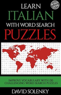 Front cover_Learn Italian with Word Search Puzzles