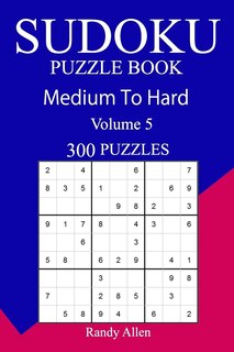 Couverture_300 Medium to Hard Sudoku Puzzle Book