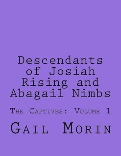 Front cover_Descendants of Josiah Rising and Abagail Nimbs