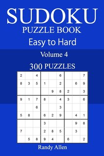 Front cover_300 Easy to Hard Sudoku Puzzle Book