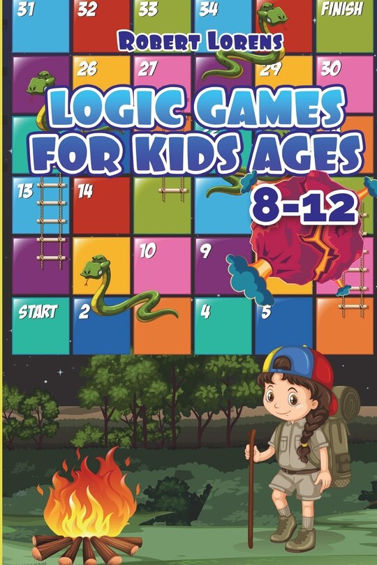 Logic Games For Kids 8-12: Hakyuu Logic Puzzles with Answers