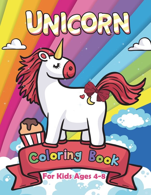 Couverture_Unicorn Coloring Book for Kids Ages 4-8