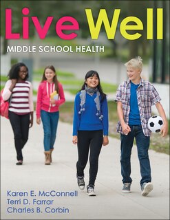 Front cover_Live Well Middle School Health