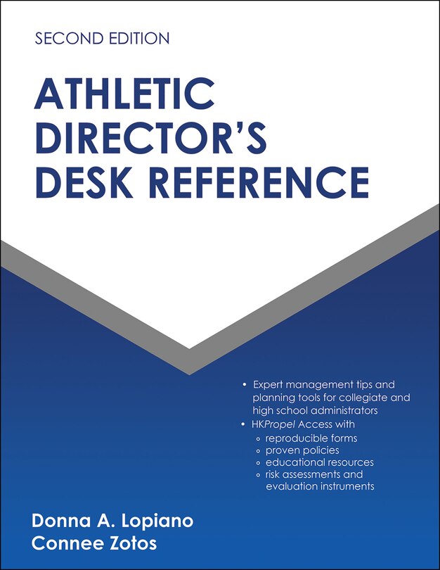 Front cover_Athletic Director's Desk Reference