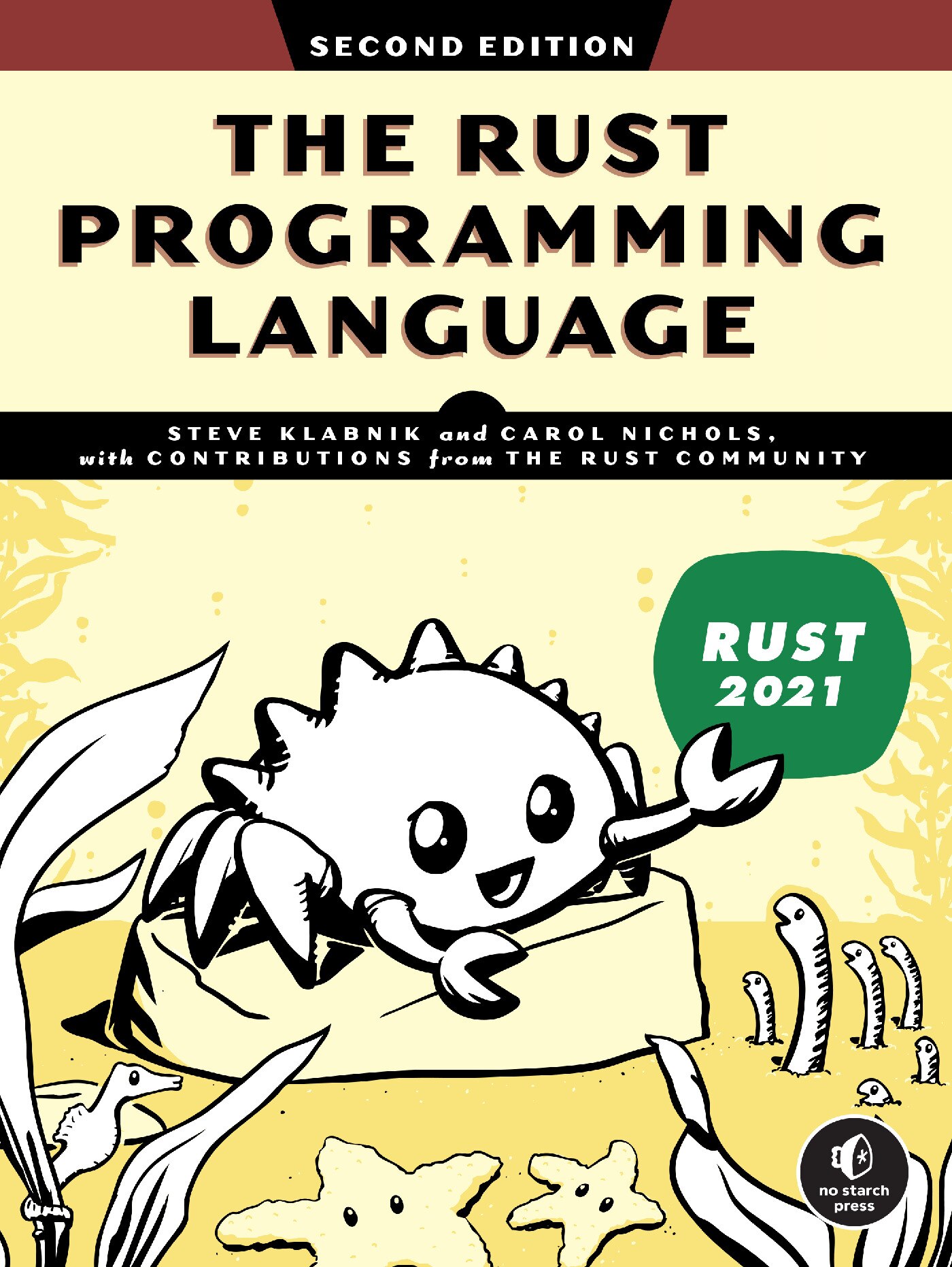 The Rust Programming Language, 2nd Edition book cover
