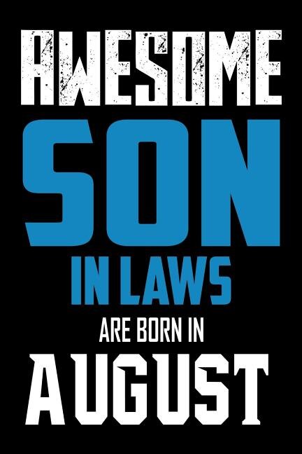 Front cover_Awesome Son In Laws Are Born In August