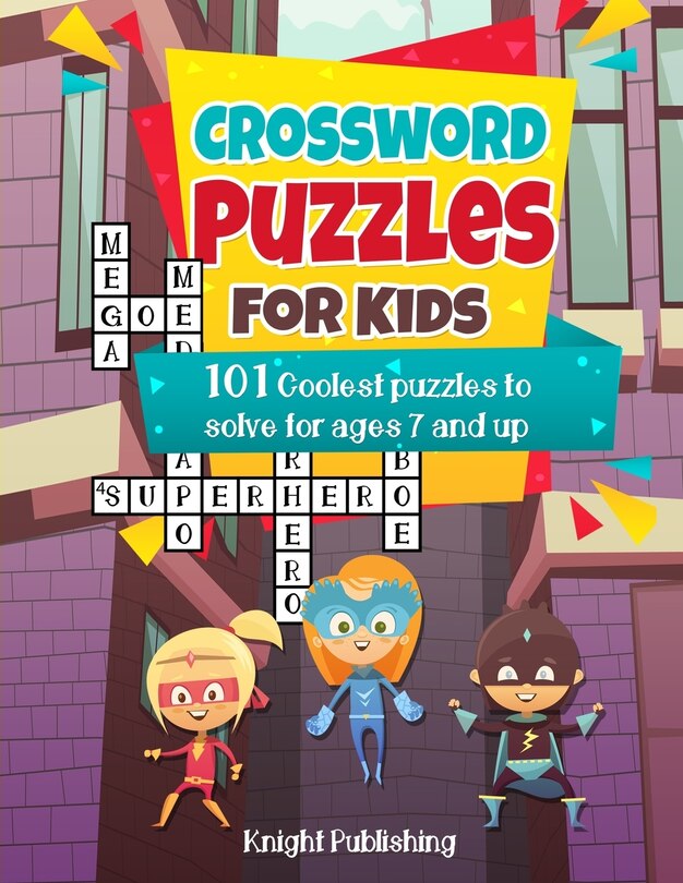 Front cover_Crossword Puzzles For Kids
