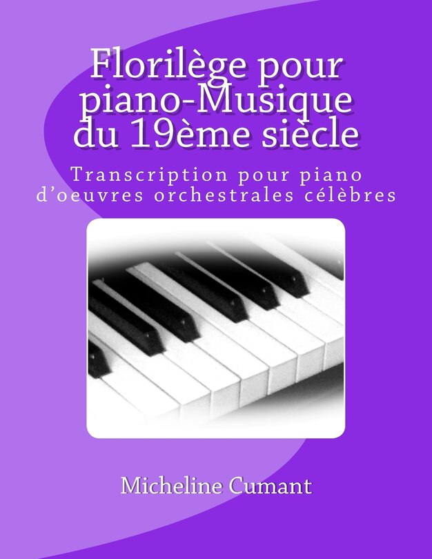 Front cover_Florilege pour piano-Musique du 19eme siecle