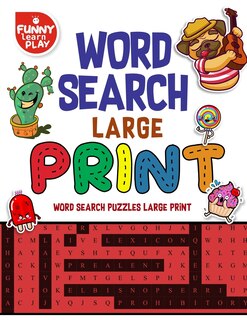 Front cover_Word Search Large Print Game, Fun Game for Kids and Adults