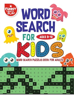 Couverture_Word Search for Kids Ages 9-12 Word search puzzles Book for Adults