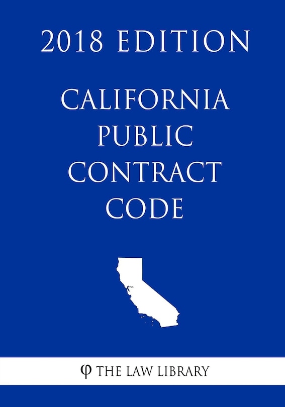 Couverture_California Public Contract Code (2018 Edition)