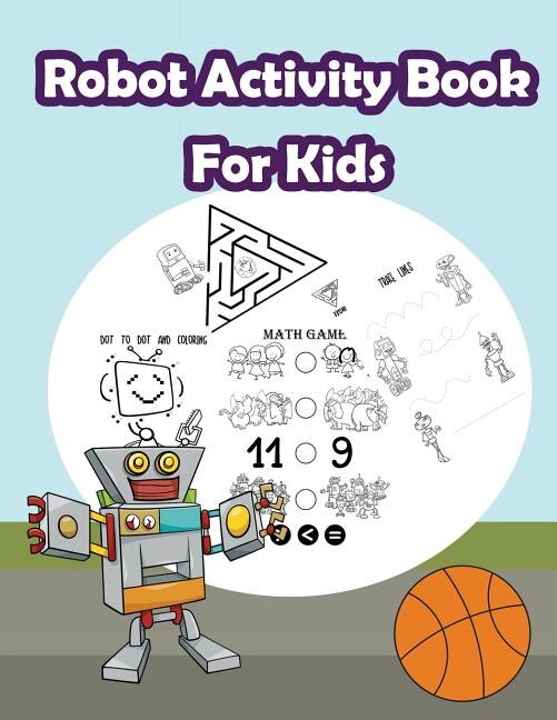 Couverture_Robot Activity Book For Kids
