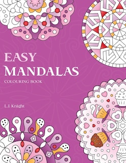 Front cover_Easy Mandalas Colouring Book