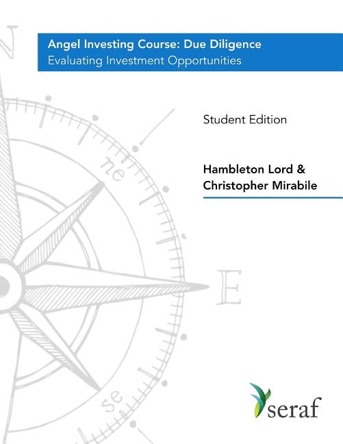 Front cover_Angel Investing Course - Due Diligence