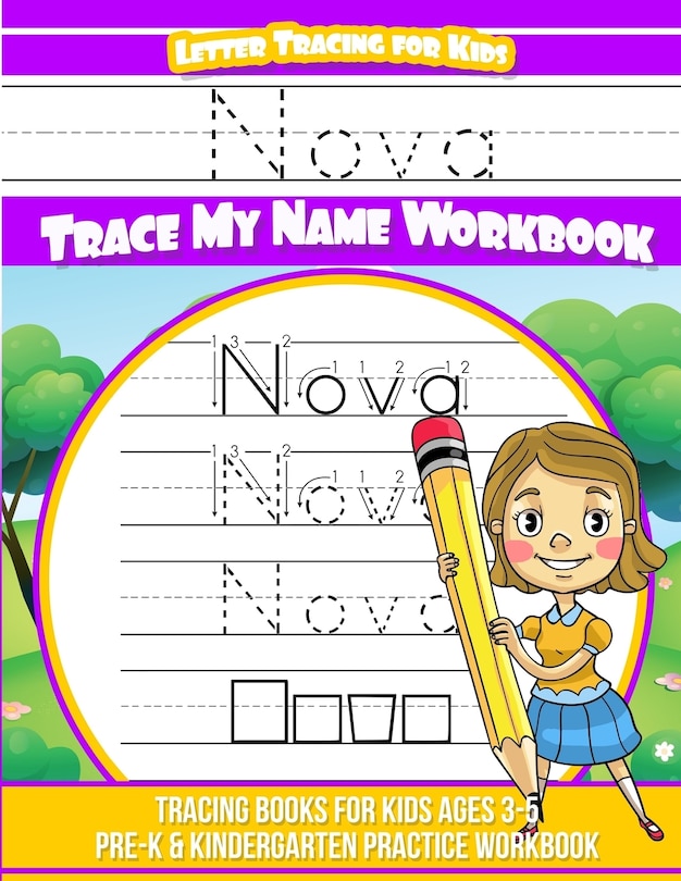Couverture_Nova Letter Tracing for Kids Trace my Name Workbook