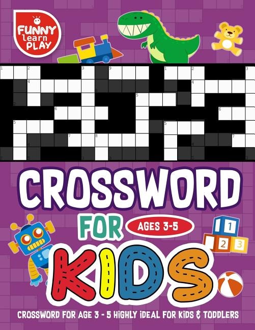 Front cover_Crossword for age 3-5 highly ideal for kids & toddlers