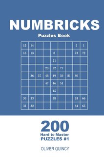 Couverture_Numbricks Puzzles Book - 200 Hard to Master Puzzles 9x9 (Volume 1)