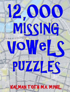 Couverture_12,000 Missing Vowels Puzzles