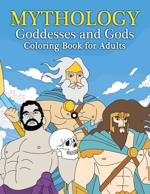 Couverture_Mythology Goddesses and Gods Coloring Book for Adults