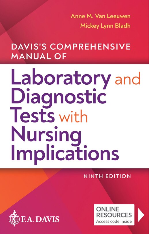 Couverture_Davis's Comprehensive Manual Of Laboratory And Diagnostic Tests With Nursing Implications