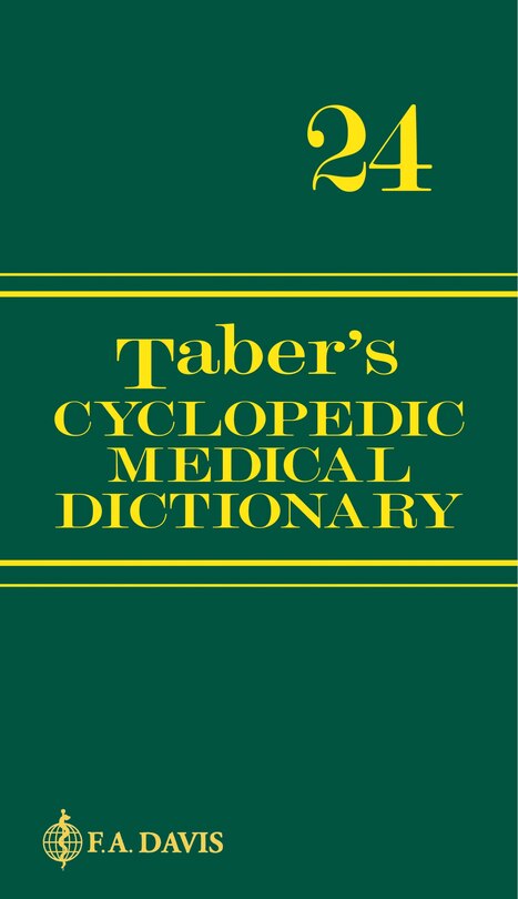 Front cover_Taber's Cyclopedic Medical Dictionary (Deluxe Gift Version)