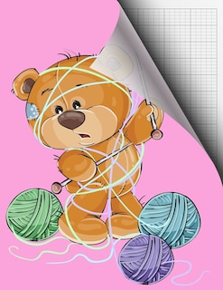 Knitting Design Graph 2: 3 Paper; 2 Stitches Measures 3 Rows for Oversized Yarn, Thick Wool or Knitting Double