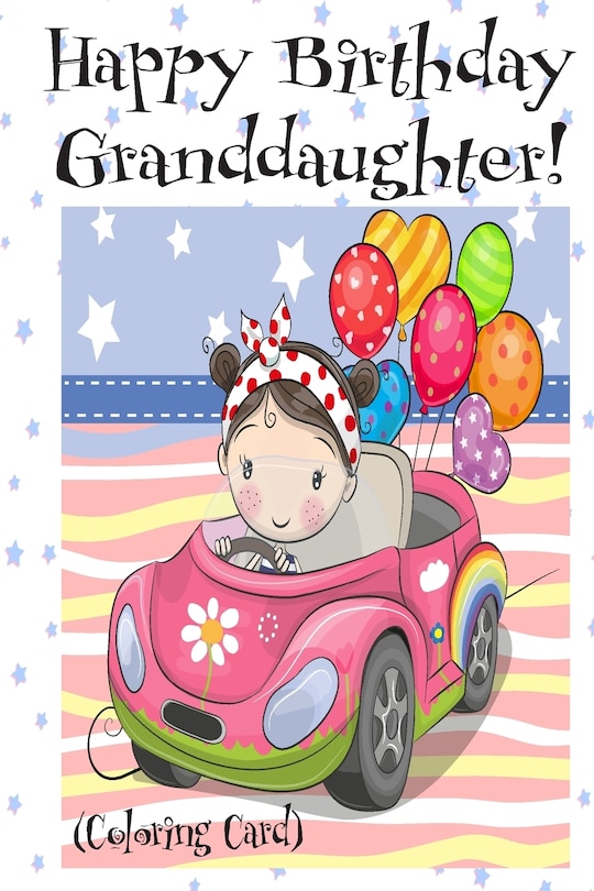 Couverture_HAPPY BIRTHDAY GRANDDAUGHTER! (Coloring Card)