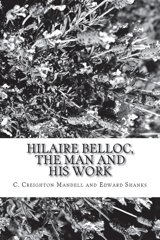 Couverture_Hilaire Belloc, the Man and His Work