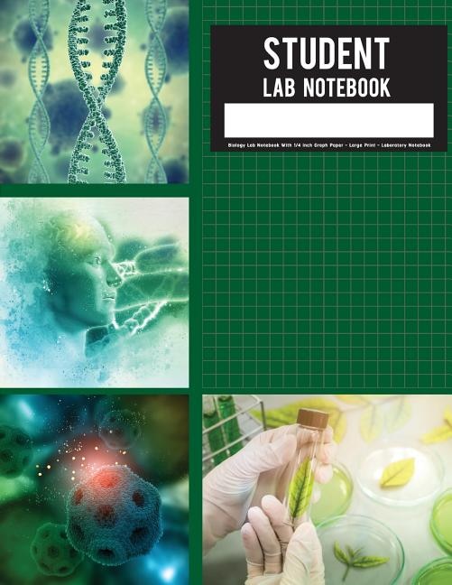 Student Lab Notebook Biology Lab Notebook With 1/4 Inch Graph Paper