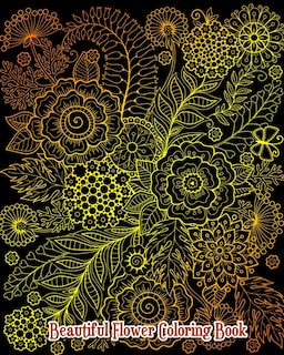 Couverture_Beautiful Flower Coloring Book