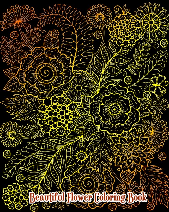 Couverture_Beautiful Flower Coloring Book