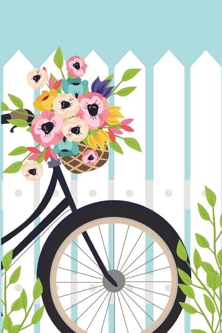 Discreet Password Book: Never Forget A Password Again! 6 X 9 White Fence And Bike Design, Password Book With Tabbed Large A