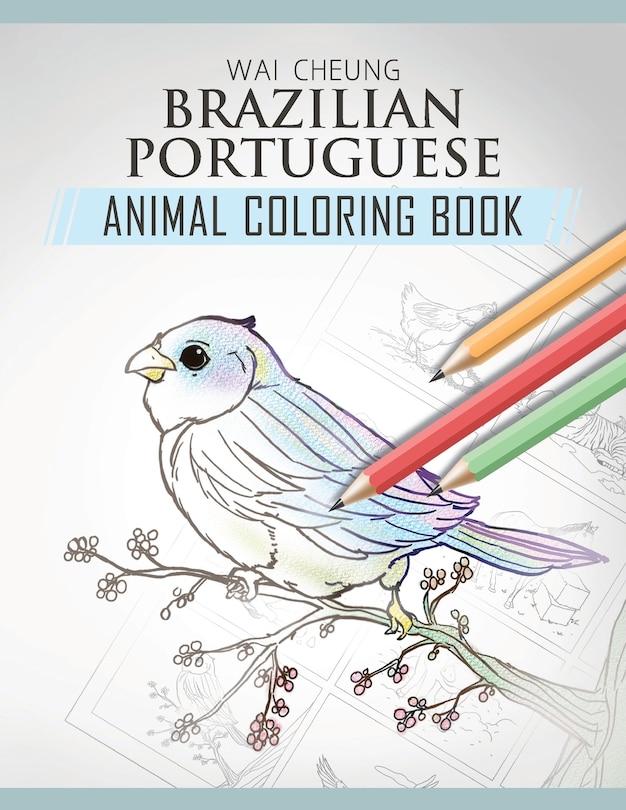 Brazilian Portuguese Animal Coloring Book