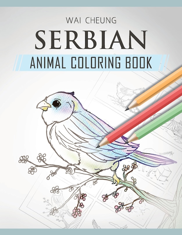 Serbian Animal Coloring Book