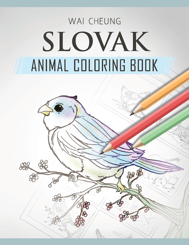 Slovak Animal Coloring Book