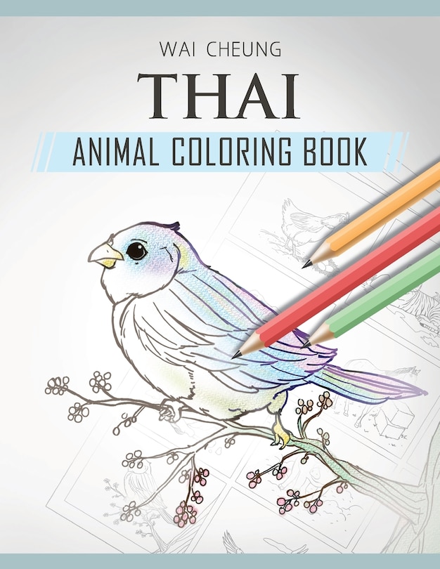 Couverture_Thai Animal Coloring Book
